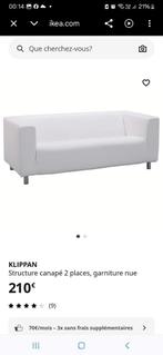 Canapé IKEA KLIPPAN 2 places – Blanc, Huis en Inrichting, Zetels | Zetels en Chaises Longues, Ophalen