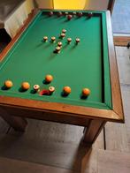 Oude stoppenbiljart, Ophalen