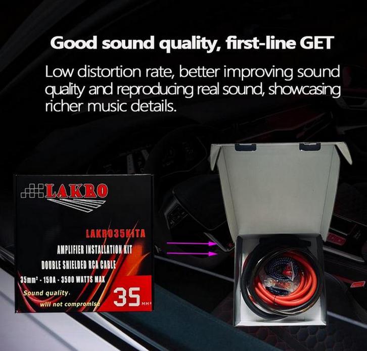 Aansluitset versterker 35MM, Auto diversen, Autospeakers