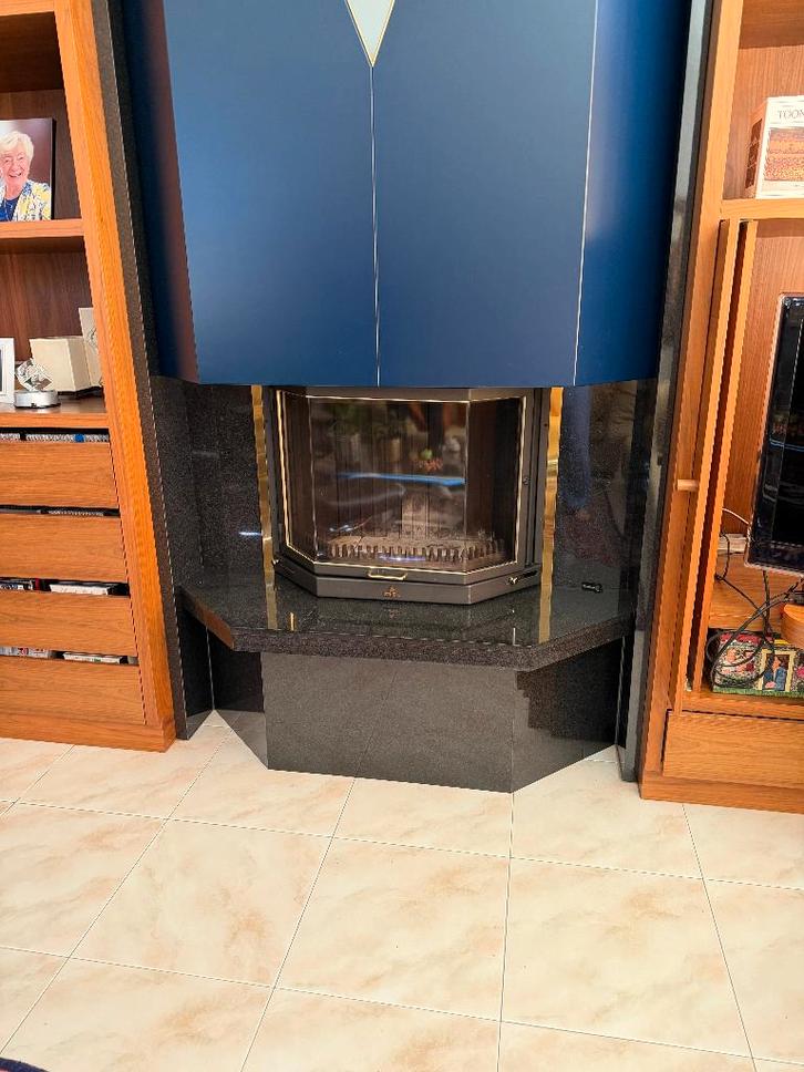 Inbouwhaard cassette Barbas model Elan, Maison & Meubles, Cheminées, Utilisé, Cheminée au bois, Enlèvement