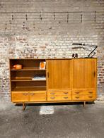 XXL ( 2m40) meuble- buffet vintage scandinave teck, Enlèvement, Comme neuf, Teck