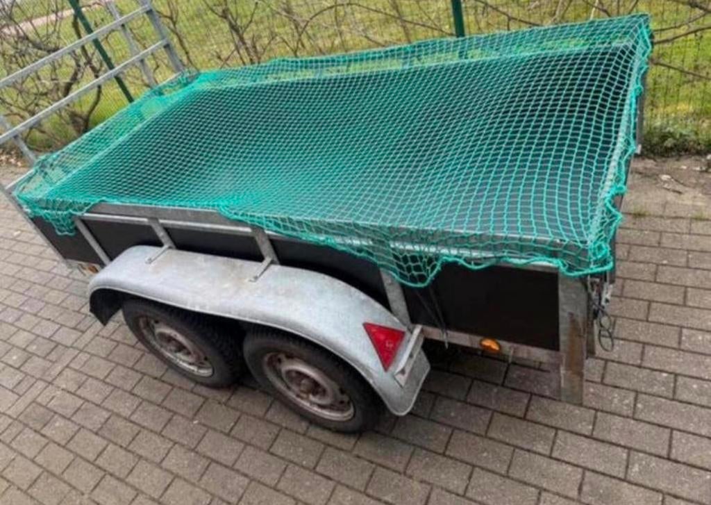 Aanhangwagen dubbelasser 750 kg, Ophalen, Gebruikt