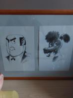 Kader met 2 tekeningen van jommeke, Ophalen