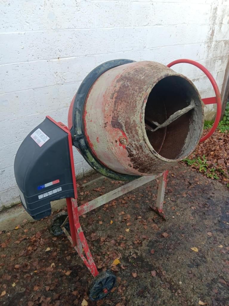 bétonneuse, Enlèvement