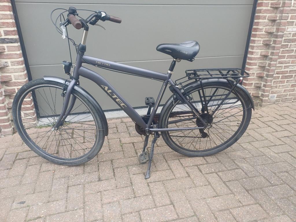 Herenfiets met 7versnellingen, Ophalen