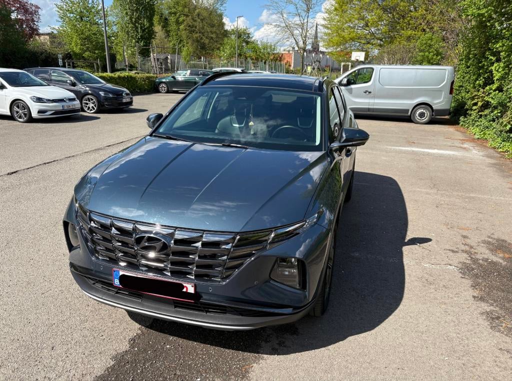 Hyundai Tucson Plug-in Hybride 2024, Auto's, Hyundai, Automaat, 1893 kg, 4 cilinders, Blauw