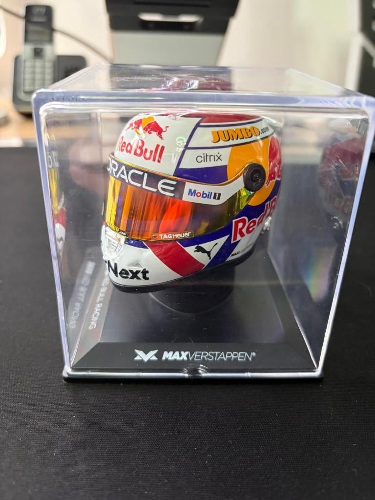 Officieel Max Verstappen 1:4 Helm DUTCH GP 2022 (Zandvoort), Ophalen, Nieuw, Formule 1