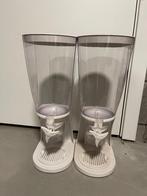 Distributeurs de céréales/croquettes, Enlèvement, Utilisé, Blanc, Récipient ou Bol