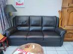Mooie degelijke lederen 3zit zetel, Huis en Inrichting, Ophalen