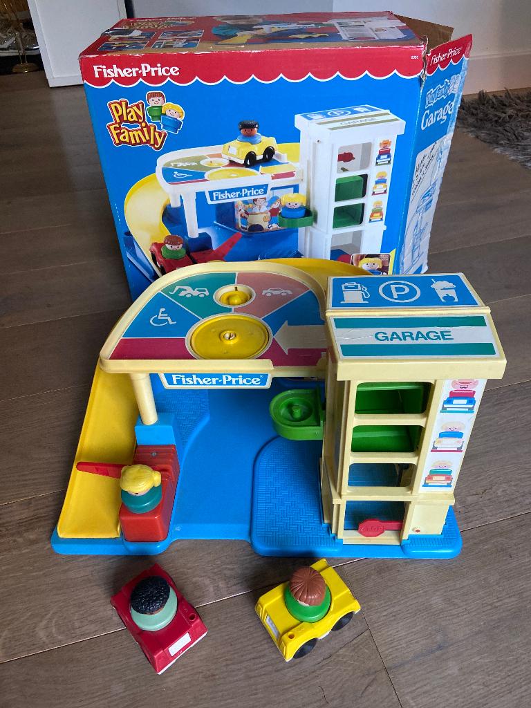 garage fisher- price 2553 vintage, Kinderen en Baby's, Speelgoed | Fisher-Price, Ophalen
