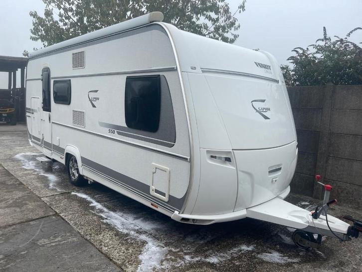 caravane Fendt Saphir 550 TFKM, Caravanes & Camping, Caravanes, Particulier, jusqu'à 5, 1500 - 2000 kg, Siège de train, Fendt
