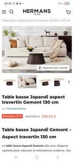 Table basse neuve.