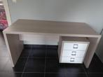 bureau met ladeblok, Huis en Inrichting, Ophalen, Zo goed als nieuw, Bureau