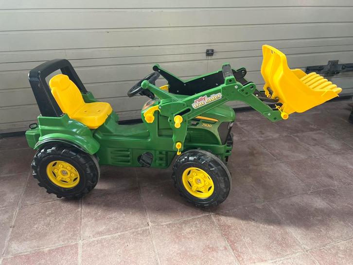 Rolly Toys John Deere 7930 traptractor met lader, Kinderen en Baby's, Speelgoed | Buiten | Skelters, Zo goed als nieuw, Ophalen of Verzenden