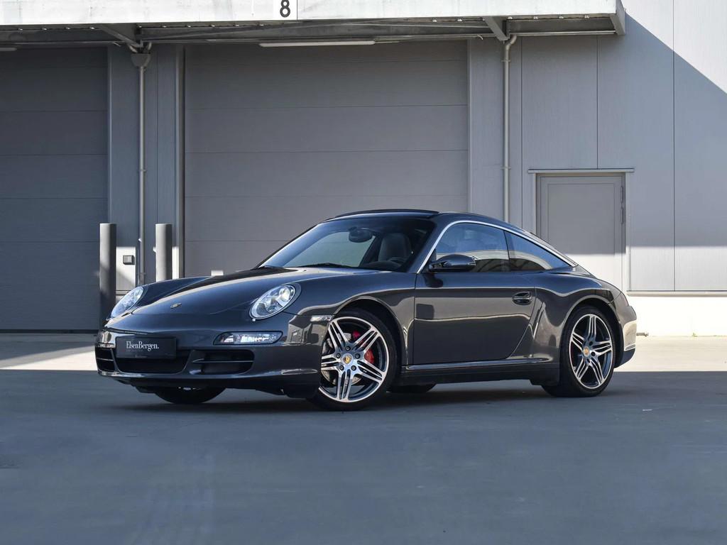 Porsche 911 997 911 Targa 4S - Slate Grey Metallic, Cuir, Argent ou Gris, Achat, Cabriolet