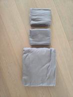 Onderlaken en 2 kussenslopen, Bruin, Hoeslaken of Sloop, Tweepersoons, Ophalen of Verzenden