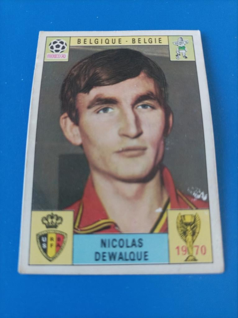 Panini Mexico 70, Belgique Nicolas Dewalque, Enlèvement ou Envoi