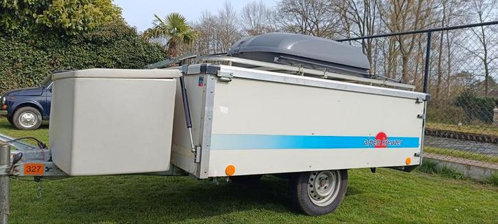 BAGAGEWAGEN MET HARDTOP DEKSEL, Auto diversen, Aanhangers en Bagagewagens, Ophalen