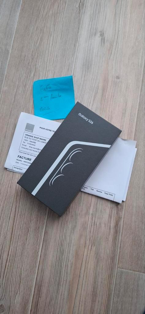 Samsung Galaxy S26 512Gb neuf avec facture., Télécoms, Téléphonie mobile | Samsung, Autres modèles, Android OS, 10 mégapixels ou plus