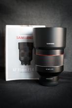 Samyang AF 85mm f1.4 FE Sony E – Dreamy bokeh!, Enlèvement ou Envoi, Comme neuf, Lentille standard