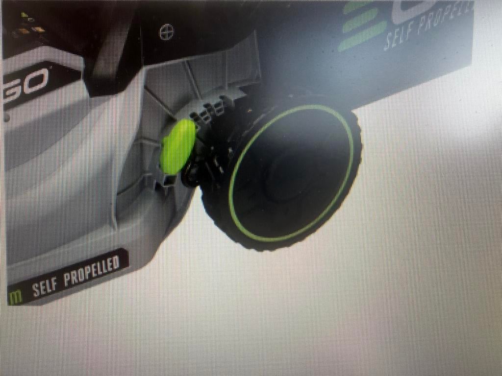 EGO zelfrijdende grasmaaier 47 cm met batterij, Ophalen, Cirkelmaaier, Accu-grasmaaier, Zo goed als nieuw