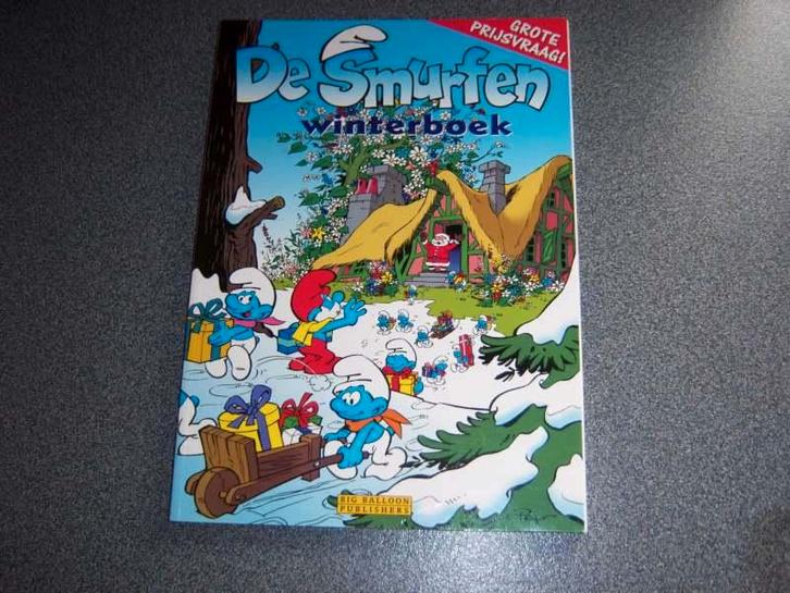 Smurfen Winterboek, Verzamelen, Smurfen, Gebruikt, Stripboek, Verschillende Smurfen, Ophalen of Verzenden