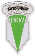 Auto Union DKW stoffen opstrijk patch embleem #1, Verzamelen, Verzenden, Nieuw