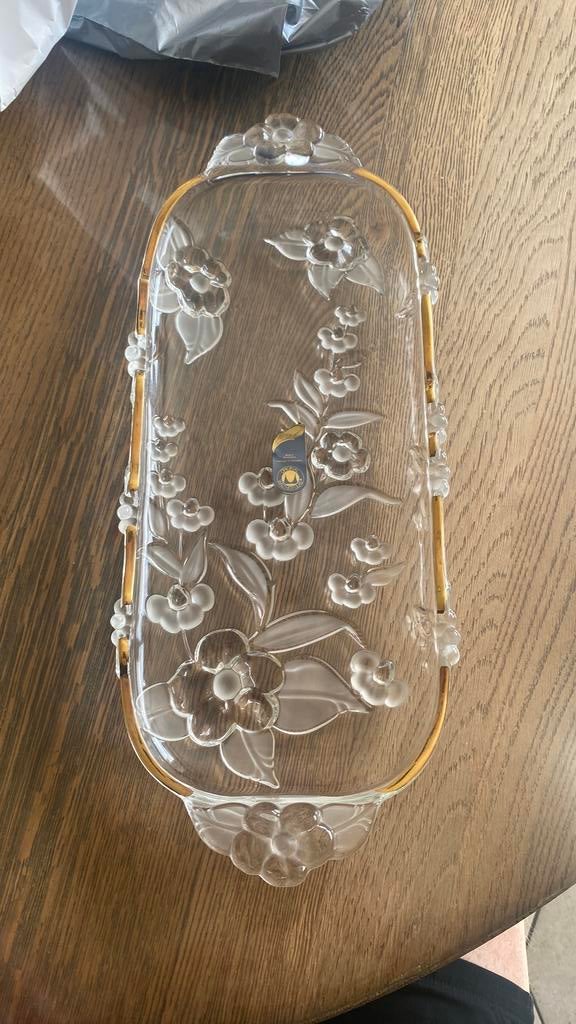 Vintage walther glas schaal, Antiek en Kunst, Ophalen