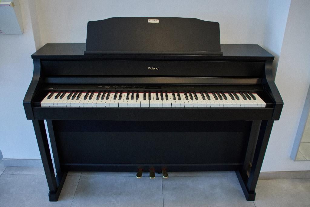 Piano Roland HP-508 (Garantie 2029), Muziek en Instrumenten, Piano's, Zo goed als nieuw, Piano, Zwart, Digitaal, Ophalen