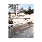 tuinbank | wit | 220x25, Tuin en Terras, Ophalen, Gebruikt