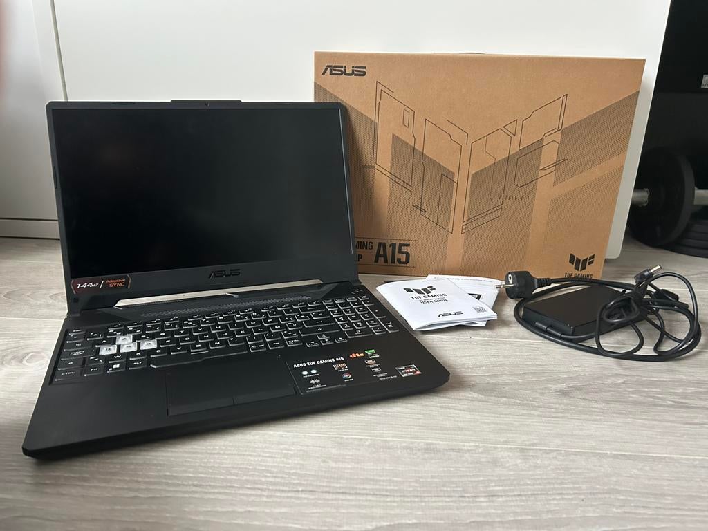 ASUS gaming laptop TUF A15, Computers en Software, Windows Laptops, Zo goed als nieuw, SSD, Ophalen of Verzenden