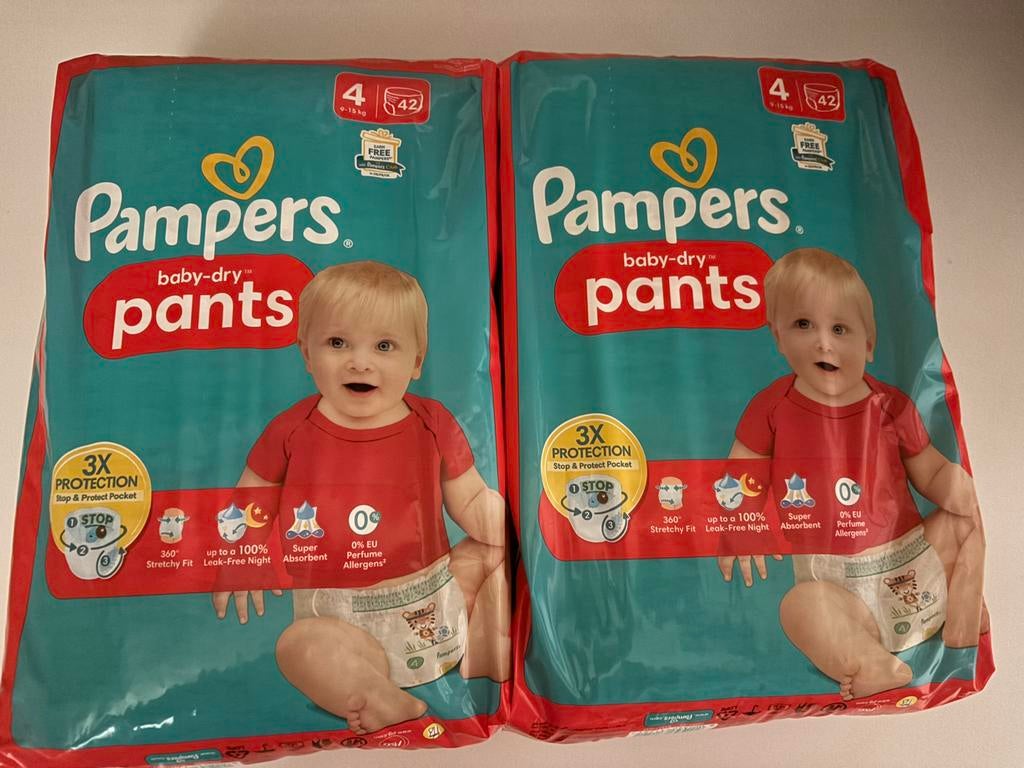 2 paquetss couches pampers pants taille 4 neuf, Envoi, Neuf, Autres types