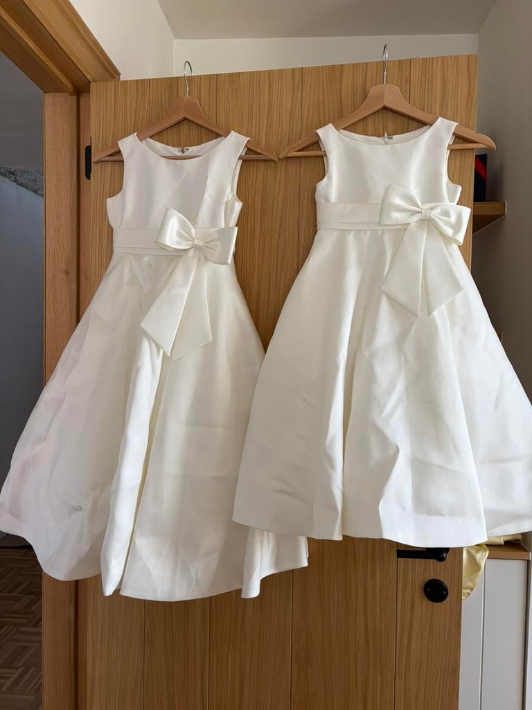 Jurkjes bloemenmeisjes, Vêtements | Femmes, Vêtements de mariage & Accessoires de mariage, Enlèvement, Porté, Blanc, Robe de demoiselle d'honneur