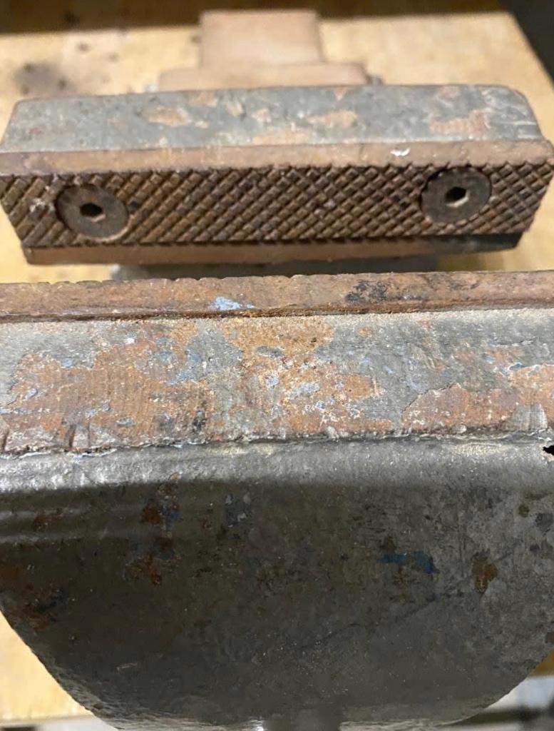 Bankschroef, Enlèvement, Utilisé, 120 à 170 cm, Étau