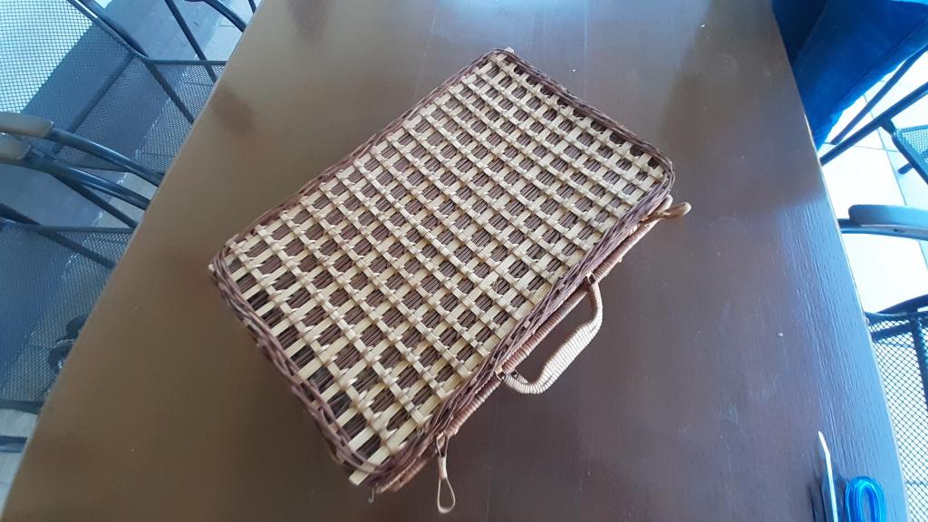 picknickmand, Ophalen of Verzenden, Zo goed als nieuw