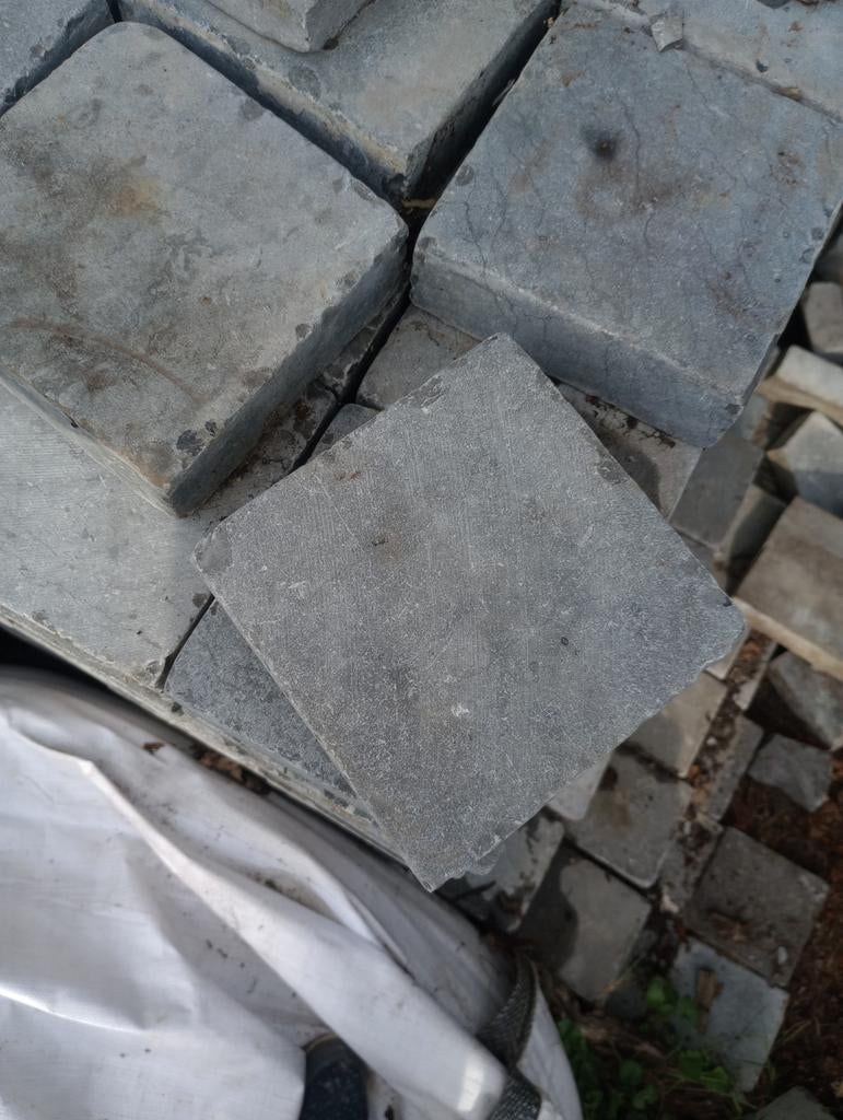 Natuurstenen klinkers., Tuin en Terras, Tegels en Klinkers, Ophalen