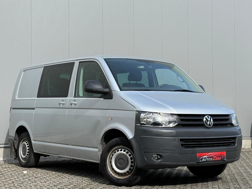 VW Transporter T5 2.0TDi 6Zit BTW/TVA ParkSensor Airco Euro5, Auto's, Voorwielaandrijving, Stof, Parkeersensor, 4 cilinders