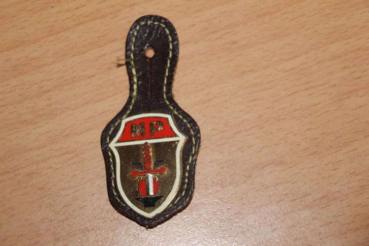 ABL „MP” -borsthanger, Verzamelen, Militaria | Algemeen, Landmacht, Embleem of Badge, Verzenden