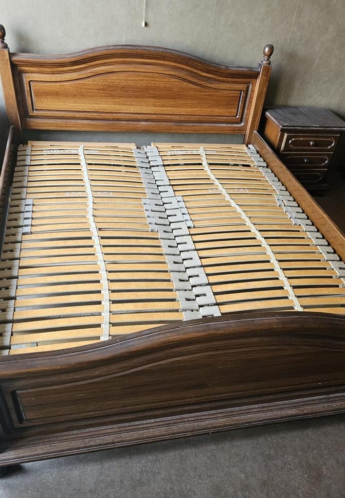 Massief eiken skaapkamer, Huis en Inrichting, Slaapkamer | Bedden, Ophalen