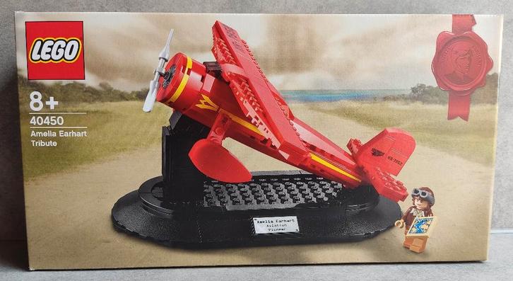 lego 40450 eerbetoon aan amelia earhart, Kinderen en Baby's, Speelgoed | Duplo en Lego, Nieuw, Lego, Complete set, Ophalen of Verzenden