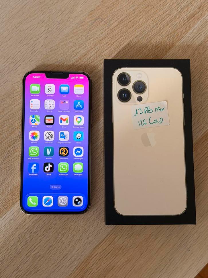 iPhone 13 Pro Max / comme neuf, Télécoms, Téléphonie mobile | Apple iPhone, Comme neuf, 128 GB, Sans abonnement, Sans simlock