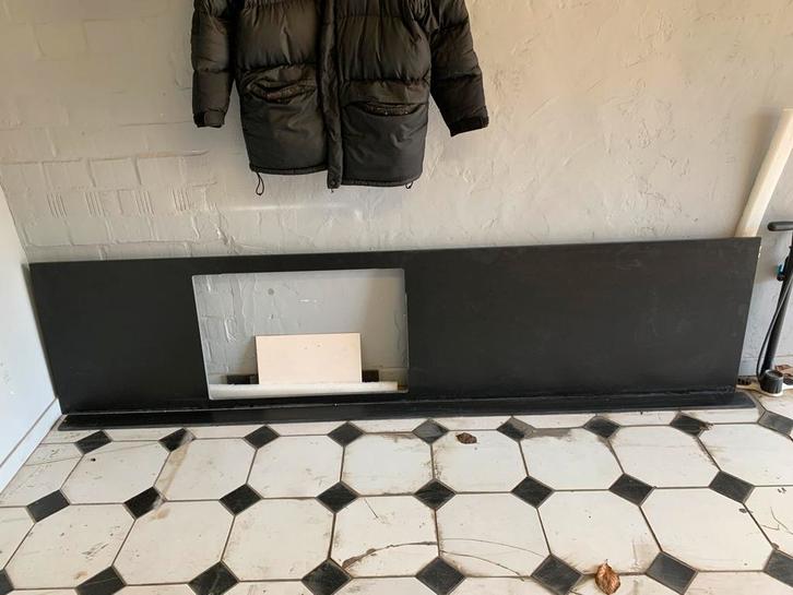 Plan de travail neuf en marbre noir pour cuisine, Maison & Meubles, Cuisine | Éléments de cuisine, Neuf, 200 cm ou plus, 50 à 100 cm