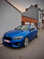 BMW 116Da F20Lci, Auto's, BMW, Automaat, Blauw, Alcantara, 5 deurs