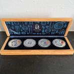 Zilveren muntendoos (Olympische Spelen 2008 in Beijing), Antiek en Kunst, Ophalen of Verzenden