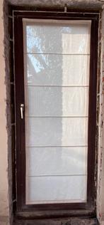 Raam meranti dubbel glas 88x210 cm, Doe-het-zelf en Bouw, Ophalen, Gebruikt