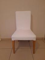 4 stevige Ikea stoelen met afneembare/wasbare hoes, Enlèvement, Comme neuf, Bois, Quatre
