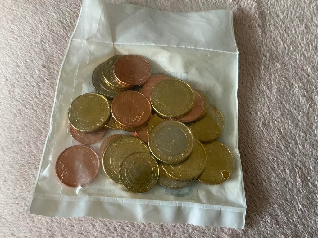 Pièces en euros belges, Enlèvement ou Envoi