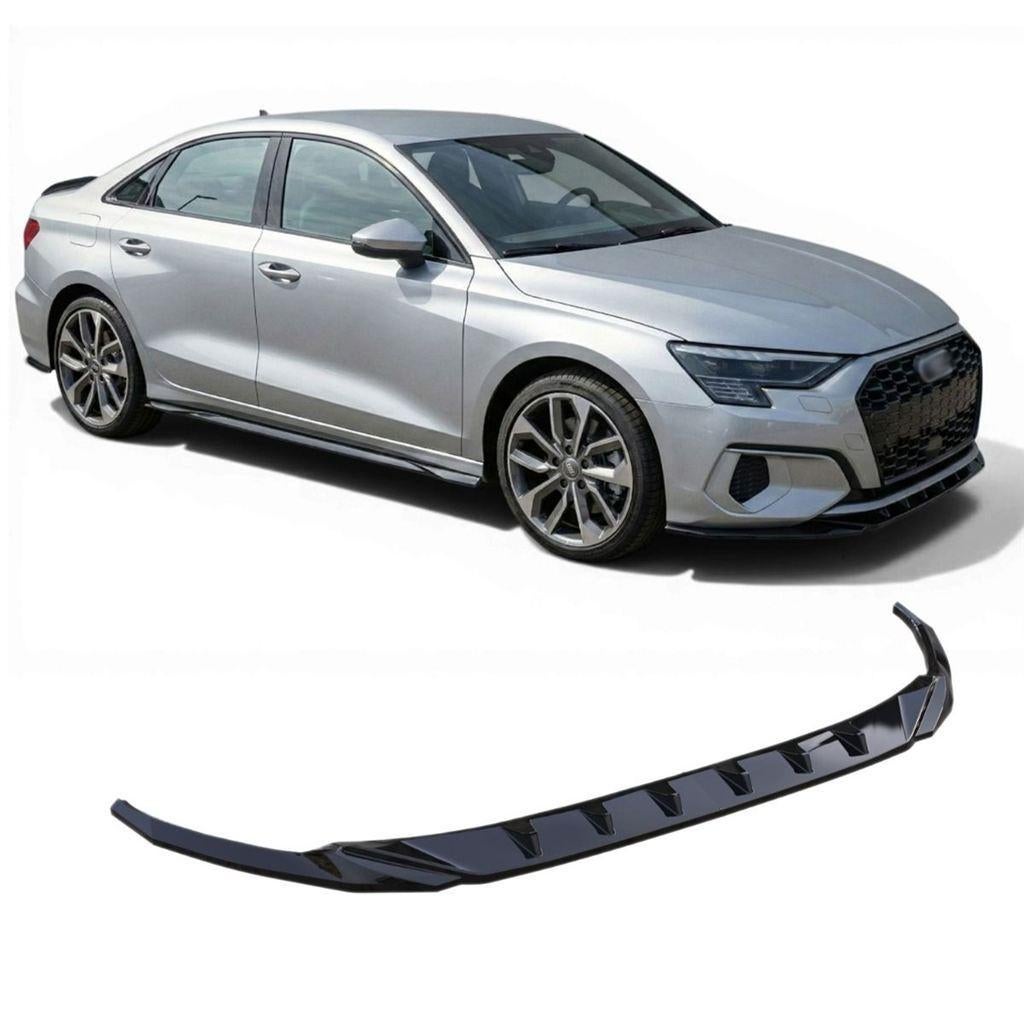 APEX Spoiler Splitter voor Audi A3 S-Line 8Y Glans Zwart, Verzenden