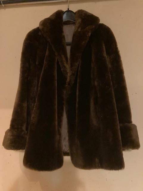 Korte bontjas, Ophalen, Maat 38/40 (M)