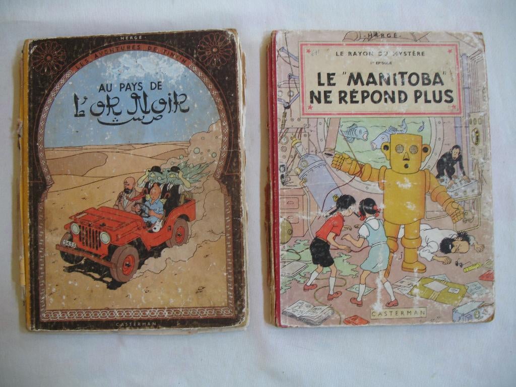 Kuifje , Tintin, Hergé 1952, Jo, Zette et Jocko, Livres, BD, Plusieurs BD, Enlèvement ou Envoi